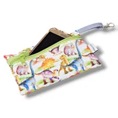 Etui na klucze - Etui na klucze etui na telefon saszetka portfelik dinozaury - miniaturka - grafika 1