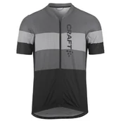 Bluzy sportowe męskie - Męska koszulka kolarska Craft CORE Endur Logo Rozmiar: XXL / Kolor: czarny/szary - miniaturka - grafika 1