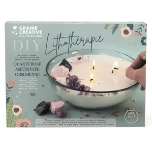Świeca do litoterapii DIY - Świece - miniaturka - grafika 1