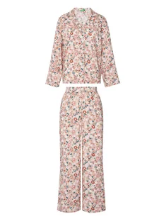 United Colors Of Benetton Piżama 4W313P00U Beżowy Relaxed Fit - Piżamy damskie - miniaturka - grafika 1