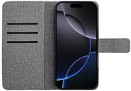 Etui i futerały do telefonów - Kabura GOMMA Book do XIAOMI Redmi Note 14 4G GLOBAL - 164,84mm x 78,15mm x 8,16mm szary - miniaturka - grafika 1