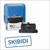 Pieczątki - PIECZĄTKA "SKIBIDI" - RÓŻNE KOLORY! słowo roku, prezent, gadżet - miniaturka - grafika 1