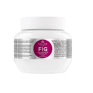 Kallos Fig Booster Hair Mask With Fig Extract, maska z wyciągiem z fig do włosów cienkich i pozbawionych blasku, 275 ml - Maski do włosów - miniaturka - grafika 1