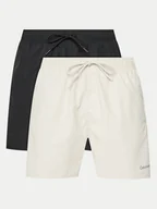 Kąpielówki męskie - Calvin Klein Swimwear Komplet 2 par szortów kąpielowych KM0KM01165 Kolorowy Regular Fit - miniaturka - grafika 1