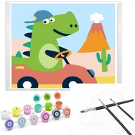 Malowanie po numerach - Malowanie Po Numerach Duże Numery Dla Dzieci  Z Ramą - miniaturka - grafika 1