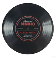 Podkładki pod mysz - podkładka pod mysz RECORD MUSIC - BLACK - miniaturka - grafika 1