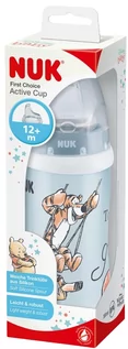 Butelki dla niemowląt - Butelka do karmienia Nuk Biberon First Choice Latex 2 L Mickey Niebieski 300ml - grafika 1