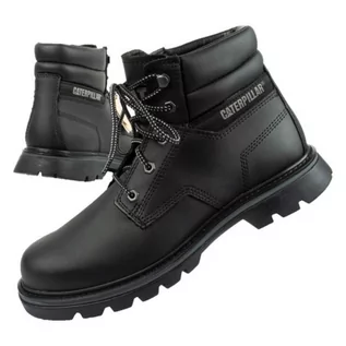 Buty sportowe męskie - Buty zimowe Caterpillar Quadrate M P723802 czarne - grafika 1