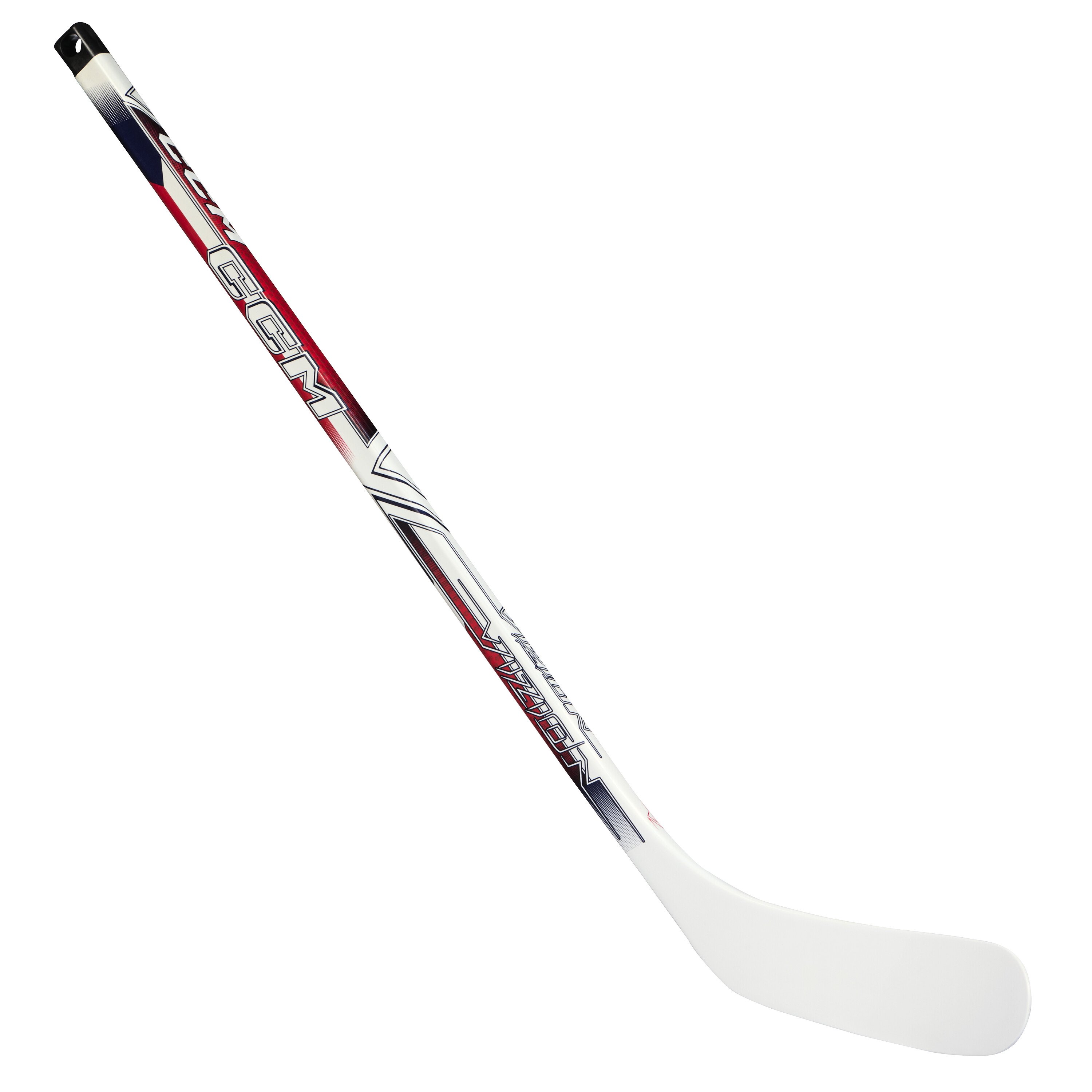 Mini kij hokejowy CCM Vizion Mini Stick Czechia prawa ręka w dół