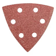 Narzędzia warsztatowe - Topex Grupa sp. z o.o. S.K. Papier ścierny delta na rzep 93x93mm K60 5szt. z otworami 55H764 - miniaturka - grafika 1