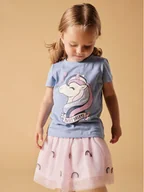 Spódnice - NAME IT Spódnica tiulowa 13231501 Różowy Regular Fit - miniaturka - grafika 1