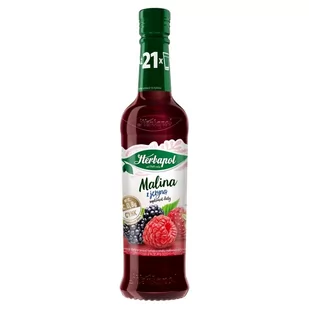Herbapol Suplement diety malina z jeżyną 420 ml - Syropy i koncentraty owocowe - miniaturka - grafika 1