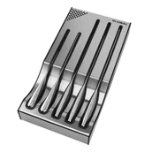 Noże kuchenne - Zestaw 5 noży z bazą Global Dock Set B - miniaturka - grafika 1