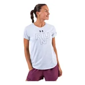 Koszulki i topy damskie - Under Armour Damska koszulka z krótkim rękawem Qualifier Run - miniaturka - grafika 1