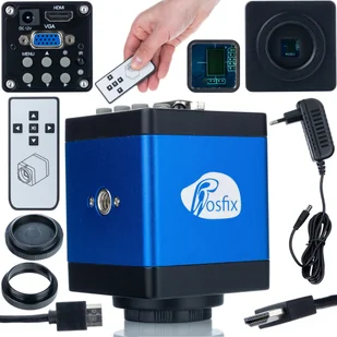 Mikroskop Rosfix KAMERA MIKROSKOPOWA DO MIKROSKOPU ROSFIX DRACO BLUE PRO HDMI VGA FULLHD HQ - Mikroskopy i lupy - miniaturka - grafika 1