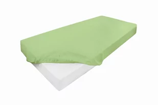 Wysokie prześcieradło 140x200+30cm jersey z lycrą zielone - Prześcieradła - miniaturka - grafika 1
