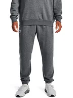 Spodnie sportowe męskie - Under Armour Spodnie dresowe UA Essential Fleece Jogger 1373882 Szary Regular Fit - miniaturka - grafika 1