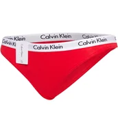 Majtki damskie - Calvin Klein Majtki Damskie Bikini 1P Czerwone 0000D1618E 5Fj S - miniaturka - grafika 1