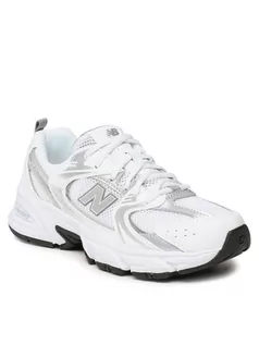 Buty dla dziewczynek - New Balance Sneakersy GR530AD Biały - grafika 1
