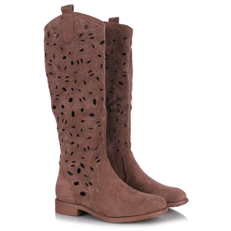 Kozaki damskie S.Barski HY51-176 COFFEE 36