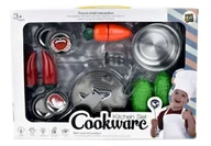 Zabawki AGD - Pro Kids Zestaw kuchenny metalowy 2 - Pro Kids - miniaturka - grafika 1