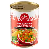 Warzywa w marynacie - Carrefour Classic Mieszanka warzywna marchew groszek kukurydza 380 g - miniaturka - grafika 1