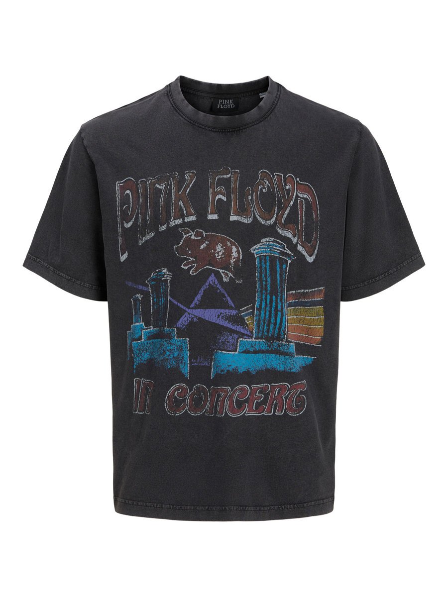 Jack&Jones t-shirt Pink Floyd TEE SS C.N. STYD 12290792 BLACK-L