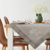 Obrusy i serwetki - Bieżnik gobelinowy 90x90cm ciemnobeżowy – Elegancja na stole - miniaturka - grafika 1