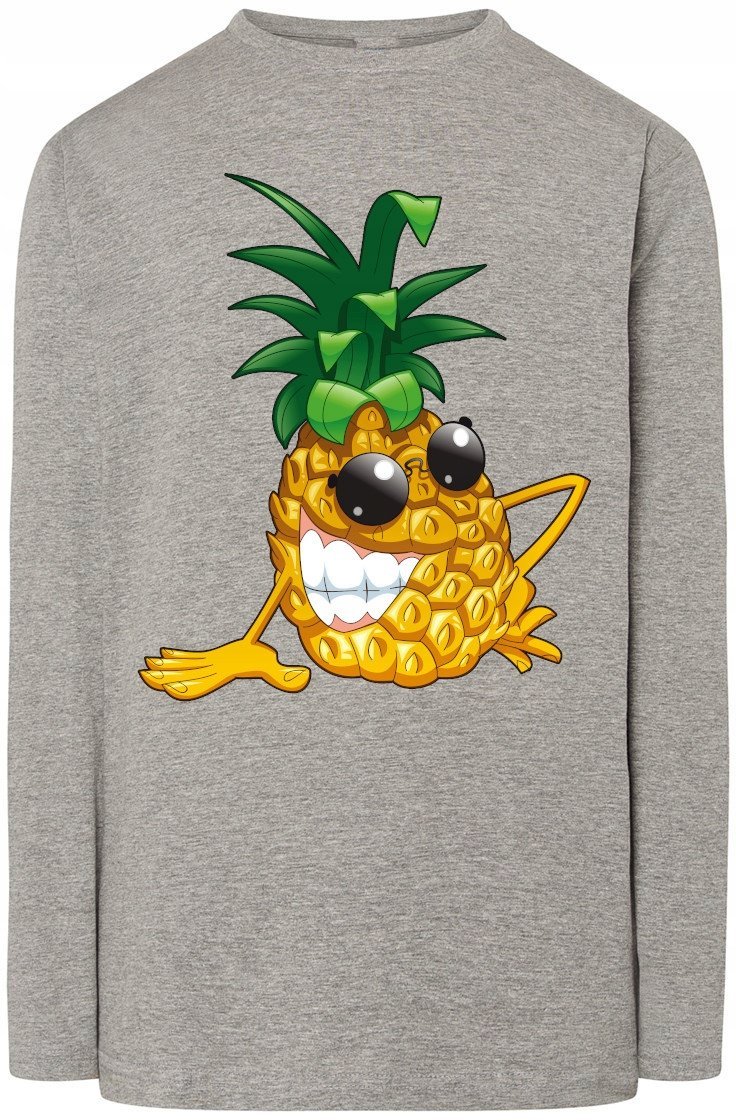Ananas Męska Modna Bluza Longsleeve Rozm.S