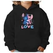 Bluzy dla dziewczynek - BLUZA DZIECIĘCA STITCH LOVE 104 DLA DZIEWCZYNKI CHŁOPCA PREZENT - miniaturka - grafika 1