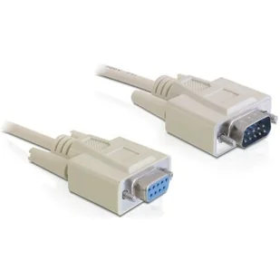 Delock KABEL TRANSMISYJNY SZER. 9F/9M2 m 84064 - Kable komputerowe i do monitorów - miniaturka - grafika 1