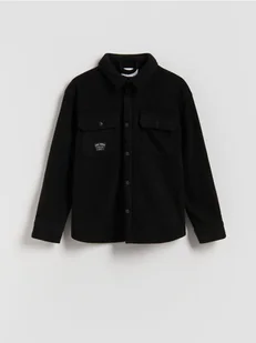 Reserved - Klasyczna koszula - czarny - Bluzki dla chłopców - miniaturka - grafika 1