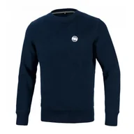 Odzież taktyczna i umundurowanie - Bluza Pit Bull New Brushed Fleece Group Small Logo '24 - Granatowa L - miniaturka - grafika 1