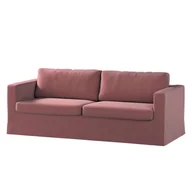 Pokrowce na meble - Dekoria pl pl Pokrowiec na sofę Karlstad 3-osobową nierozkładaną długi jasna śliwka welwet 204 x 89 x 66 cm Ingrid 5902117845336 - miniaturka - grafika 1