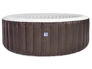 VELACO Jacuzzi dmuchane SPA basen ogrodowy okrągły AVENLI NICE 204x70 cm w zestawie z pompą filtrującą i panelem sterowania kolor BRĄZOWY - Baseny ogrodowe - miniaturka - grafika 1