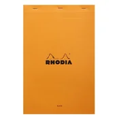 Notesy i bloczki - Blok Rhodia N°19 A4+ 21x31,8 cm, gładki, pomarańczowy - miniaturka - grafika 1