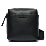 Torby męskie - Saszetka Calvin Klein Clean Essential Cube Reporter K50K512183 Czarny - miniaturka - grafika 1
