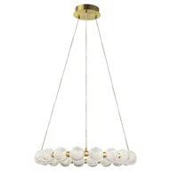 Lampy sufitowe - Lampa wisząca Diamond 18 18xLED CCT złota LP-2202/18P GD - Light Prestige - miniaturka - grafika 1