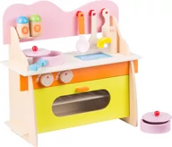 Zabawki AGD - Kuchnia dla dzieci drewniana z akcesoriami MARIONETTE - miniaturka - grafika 1