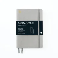 Notesy i bloczki - Notatnik Monocle by Leuchtturm1917 Paperback B6+, Miękka Oprawa, Kropki, Szary - miniaturka - grafika 1