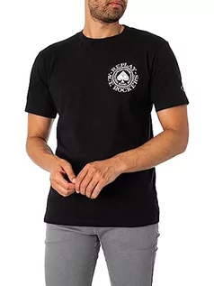 Koszulki męskie - Replay T-shirt męski, Black 098, XS - grafika 1