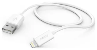 Hama kabel USB-A - Lightning, 1,0m biały - Kable USB - miniaturka - grafika 1