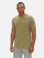 Koszulki męskie - BOSS T-Shirt Thompson 01 50468347 Zielony Regular Fit - miniaturka - grafika 1