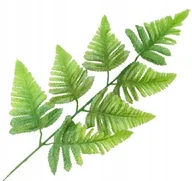 Sztuczne kwiaty - LIŚĆ ŁODYGA PAPROCI liście sztuczne do stroika bukietu kompozycji święta - miniaturka - grafika 1