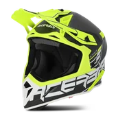 Kaski motocyklowe - Kask Cross Acerbis Steel Carbon Czarny/Fluorescencyjny żółtyXS - miniaturka - grafika 1
