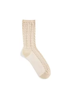 Koton Skarpety motywacyjne damskie, beżowe (060), Einheitsgröße, Beżowy (060) - Skarpetki damskie - miniaturka - grafika 1