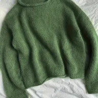 Swetry damskie - TEMU Elegancki sweter damski z długim rękawem - Miękki sweter z okrągłym dekoltem, luźny sweter do noszenia na co dzień i na specjalne okazje, odzież - miniaturka - grafika 1