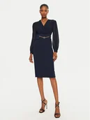 Sukienki - Rinascimento Sukienka koktajlowa CFC0120006003 Granatowy Regular Fit - miniaturka - grafika 1