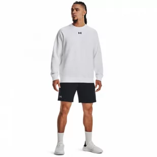 Męskie spodenki dresowe Under Armour UA Rival Fleece Shorts - czarne - UNDER ARMOUR - Spodnie sportowe męskie - miniaturka - grafika 1