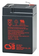 Akumulatory ogólnego zastosowania - CSB GP645 akumulator Ołowiany (VRLA) 6 V - miniaturka - grafika 1